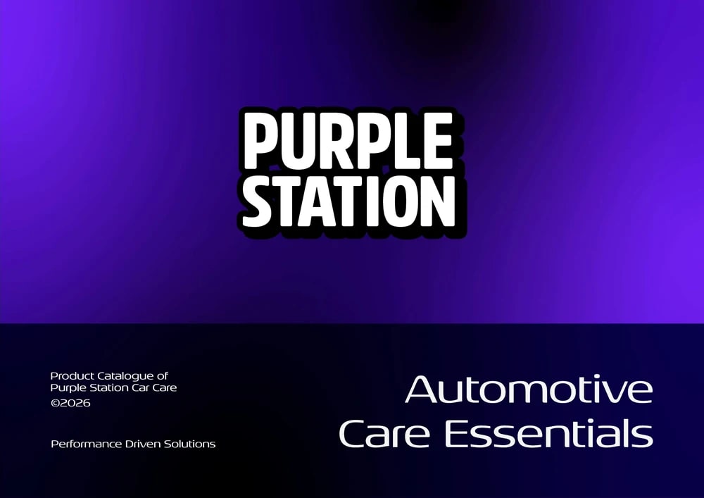 Purple Station Automotive Care Essentials catalogue cover